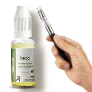 becool e liquide arôme amnesia 300mg isolat pure cbdologic 2