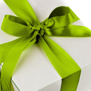 paquet cadeau vert